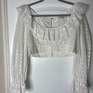 Zimmermann eyelet top